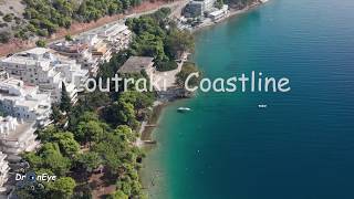 Loutraki coastline 4k  Mavic 2 pro [upl. by Tebor594]