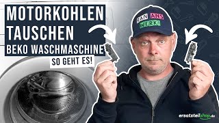 Beko Waschmaschine Motorkohlen tauschen [upl. by Alegnasor334]