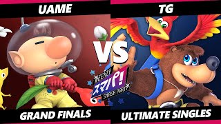 Sumapa 155 GRAND FINALS  TG Banjo Kazooie Vs uame Olimar Smash Ultimate  SSBU [upl. by Pinckney]