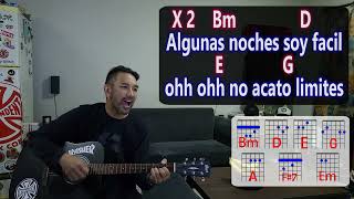 Yegua  Babasonicos  cover acustico   Letra  Acordes de guitarra [upl. by Nomyad]