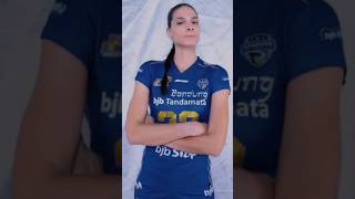 Jovana Brakocevic  Bandung BJB tanda mata proliga volleyball shortsviral [upl. by Emia]