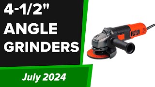 TOP6 Best 412quot Angle Grinders 2024 [upl. by Noorah]