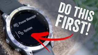 Quick Tips Just Opening A New Fenix 7 or Epix [upl. by Hsenid446]