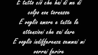 Tiziano Ferro  Ti scatterò una foto lyrics [upl. by Lenoil]