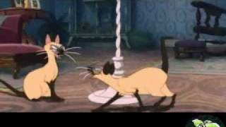 Lady And The Tramp  The Siamese Cat Song German Fandub with toxicGamble [upl. by Artenal]