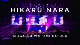 4K Hikaru Nara  Shigatsu wa Kimi no Uso Ost  an Anime Symphony [upl. by Riobard]