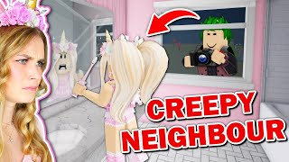 I CAUGHT My Neighbour STALKING ME In Bloxburg Roblox [upl. by Mcafee]