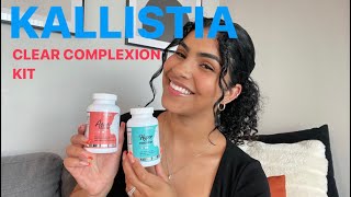 KALLISTIA CLEAR COMPLEXION KIT 1 month review BackFace Acne [upl. by Annauj]