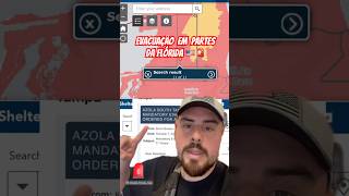 FURACÃO MILTON EVACUAÇÃO DE PARTE DA FLORIDA 🇺🇸🚨florida orlando furacão storm alert [upl. by Josi]