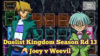 Joey vs Weevil  Yugioh Duelist Kingdom Season Round 13 yugioh yugiohtcg [upl. by Inohtna]