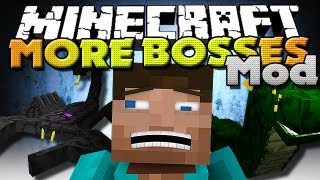 Minecraft Mod  Minecraft Mods  Ultimate Bosses Mod  New Bosses Mobs and Items [upl. by Esirahc]