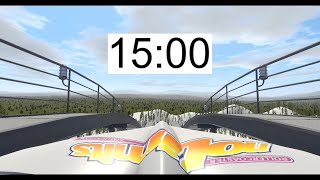 Roller Coaster 15 Minuts Countdown Timer [upl. by Kerstin]