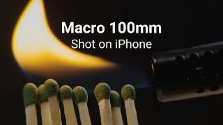 Macro 100mm  iPhone 15 Pro  SANDMARC [upl. by Aerdnahs]