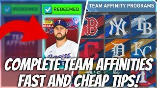 How To Complete Team Affinity Programs Fast Cheapest Way MLB The Show 20 Diamond Dynasty [upl. by Mariande]