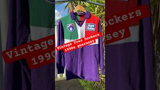 Vintage Fremantle Dockers 90s long sleeve guernsey Hard Yakka era 👌 afl [upl. by Nodrog]