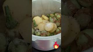 Akha ringna bateta nu shaakshorts recipe trending food indianfood newfoodblogger viralvideo [upl. by Thoer555]