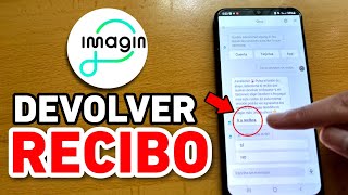 ✅Como DEVOLVER Un RECIBO🧾En ImaginBank Fácil y Rápido [upl. by Kcireddor]