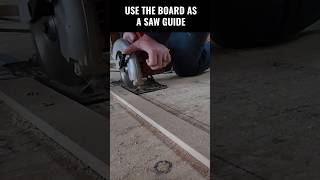 How to cut straight lines in subfloor the easy way [upl. by Enaile]