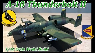 Building the Tamiya 148 Scale A10 Thunderbolt II Strike Aircraft [upl. by Niltac]