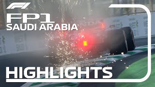 FP1 Highlights  2021 Saudi Arabian Grand Prix [upl. by Bromleigh]