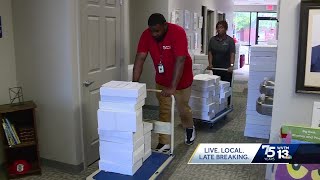 Volunteers deliver thousands of books to area schools [upl. by Ecirtap]