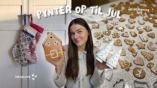 Pynter op til jul og julebager  mine november favoritter 💌❄️⛸️🎄 [upl. by Terpstra]