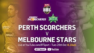 FULL MATCH Perth Scorchers v Melbourne Stars Dec 26 2017  BBL [upl. by Linnette63]