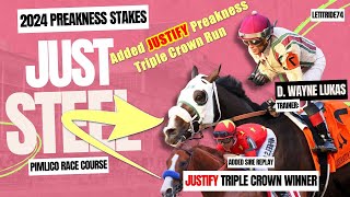 Just Steel 2024 Preakness Stakes Preview Justify Sire Triple Crown Winner with Mike Smith onboard [upl. by Butterworth]