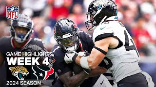 Jacksonville Jaguars vs Houston Texans  2024 Week 4 Game Highlights [upl. by Basso361]