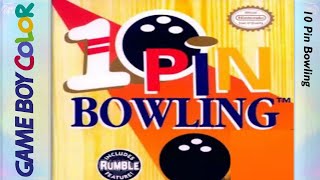 10 Pin Bowling  Game Boy Color Longplay [upl. by Bensen]