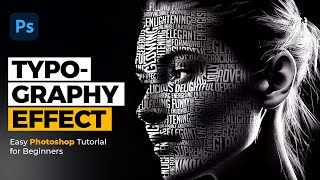 Text Portrait Effect Photoshop Tutorial [upl. by Willin287]