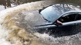 Rufford Ford  Vehicles vs Flooded Ford compilation  101 [upl. by Sirovat311]