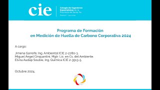 Programa de Formación en Medición de Huella de Carbono Corporativa 2024  Módulo 3 [upl. by Ohploda]