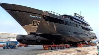 Billionaire private Giga Yachts production  Inside the worlds most luxurious shipyards [upl. by Wicks]