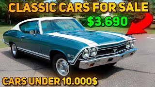 20 Flawless Classic Cars Under 10000 Available on Craigslist Marketplace Perfect Classic Cars [upl. by Gonnella]