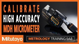 Calibrate Mitutoyo Micrometer  High Accuracy MDH Outside Micrometer [upl. by Kalb]