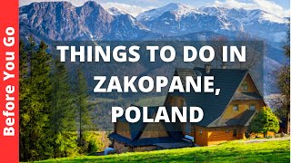 Zakopane Poland Travel Guide 15 BEST Things to Do in Zakopane [upl. by Janey]