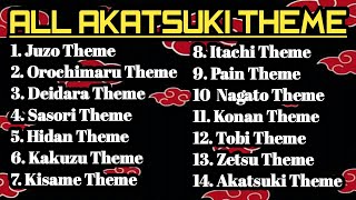 Naruto Shippuden OST  All Akatsuki Theme Song Extended [upl. by Marline523]