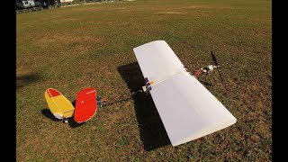 Slow stick RC plane  Maiden Flight [upl. by Nerrej]