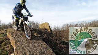 Epic FAILS 1st time with new Sherco SEF 300 at Parkwood with The Enduro Crew [upl. by Yditsahc]