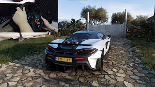 Mclaren 600lt Coupé  Forza Horizon 5  Logitech G29 Steering Wheel [upl. by Arraet]