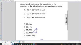 AP1 Kinematics2D Basic FA16 [upl. by Pavkovic157]