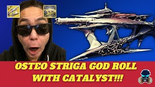 Crafting the OSTEO STRIGA with CATALYST Destiny2 WitchQueen UnstableGamers [upl. by Copland170]