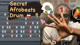 How To Make Unique Afrobeat Drums On FL Studio [upl. by Eiramoj838]