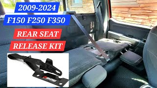 20092024 FORD FSERIES REAR SEAT RELEASE KIT [upl. by Jolenta]