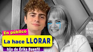 HIJO de Érika Buenfil PROVOCA el LLANTO de la actriz en plena ENTREVISTA [upl. by Lorn5]