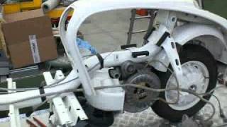 Lambretta LI 150 III series restoration I episodemp4 [upl. by Kelam116]