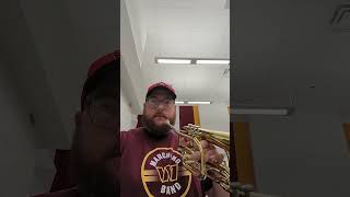 These poor kids They have to hear me play mellophone mellophone brass music banddirector [upl. by Jehovah900]