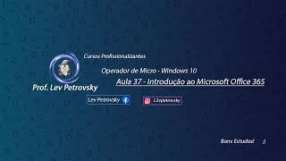 Aula 37  Introdução ao Office 365 [upl. by Lingwood558]