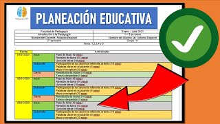 TUTORIAL Cómo Hacer una PLANEACIÓN DIDÁCTICA 2022  Pedagogía [upl. by Edmonds]